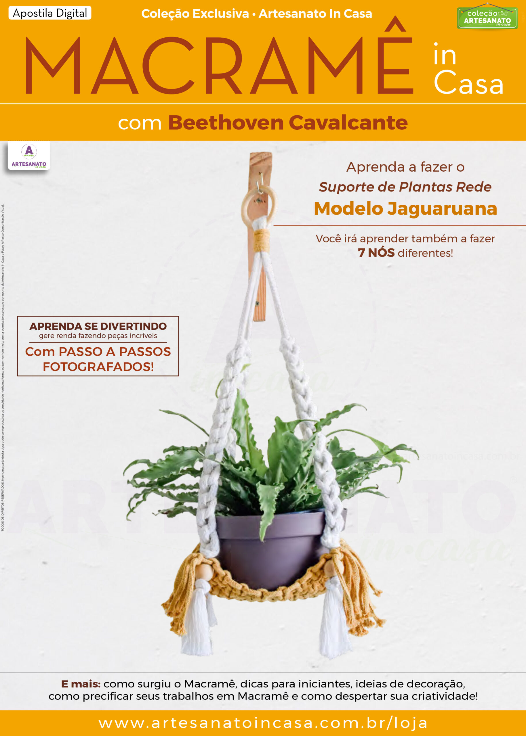 Apostila Digital – Macramê in Casa com Beethoven Cavalcante – Suporte Rede (Jaguaruana)