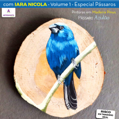 Apostila Digital – Pintura in Casa com Iara Nicola – Pássaro Azulão