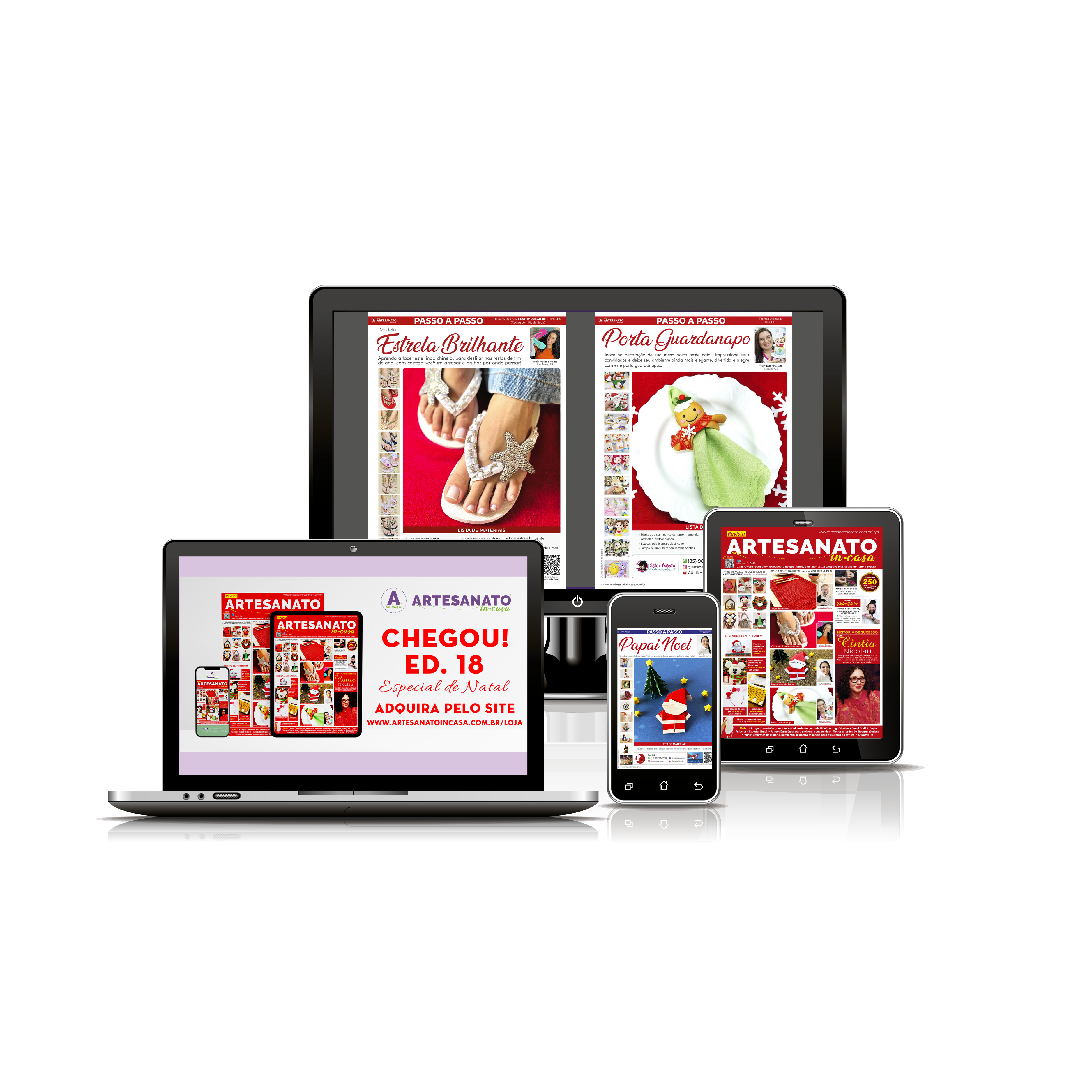 Revista Artesanato In Casa Ed. 18 – Especial de Natal - VERSÃO DIGITAL - Imagem 3