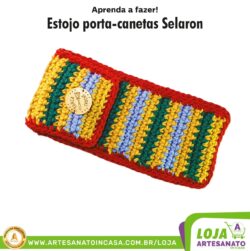 Apostila Digital: Alessandra Veiga – TURCA Croche Rio - Estojo Selaron - Imagem 2