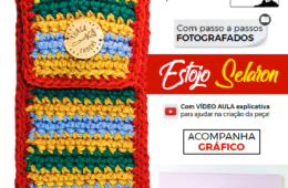 Apostila Digital: Alessandra Veiga – TURCA Croche Rio – Estojo Selaron