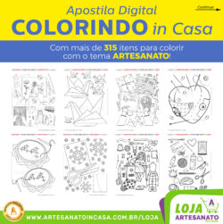 Apostila Digital COLORINDO in Casa - Tema Artesanato - Imagem 2