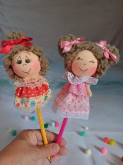 Boneca ponteira de lápis - Imagem 2
