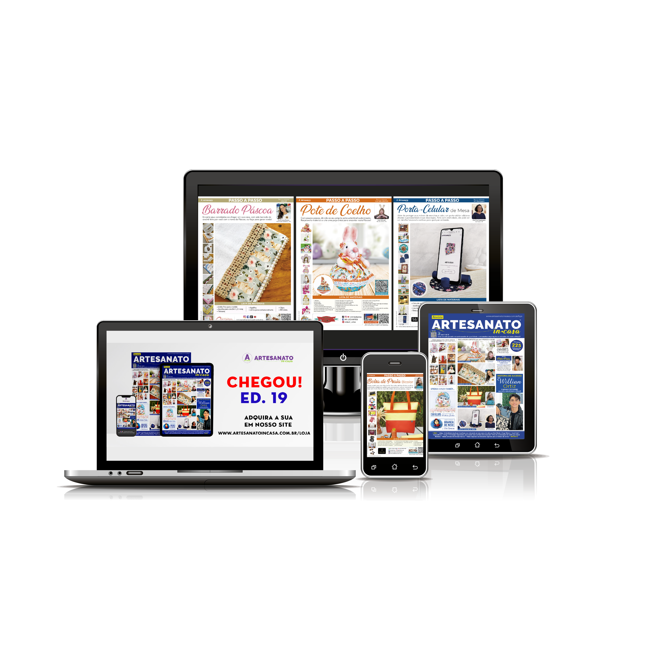 Revista Artesanato In Casa Ed. 19 – VERSÃO DIGITAL - Imagem 4