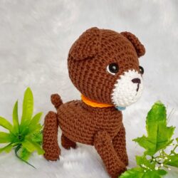 Cachorro em Amigurumi