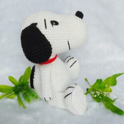 Snoopy em Amigurumi